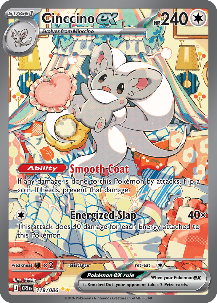 Cinccino ex Has One of the Best Special Illustration Rares in Chaos Rising