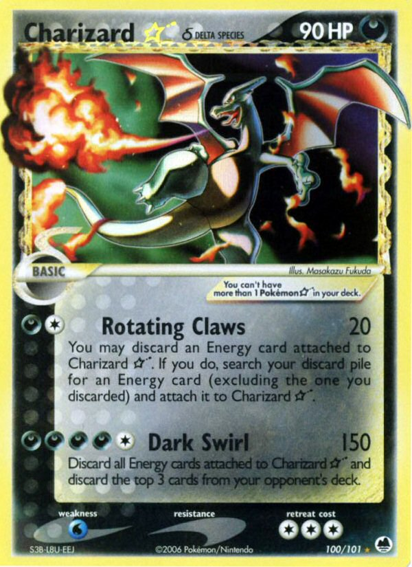 Charizard Gold Star Delta Species by Masakazu Fukuda