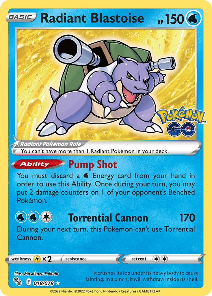 Radiant Blastoise by Masakazu Fukuda
